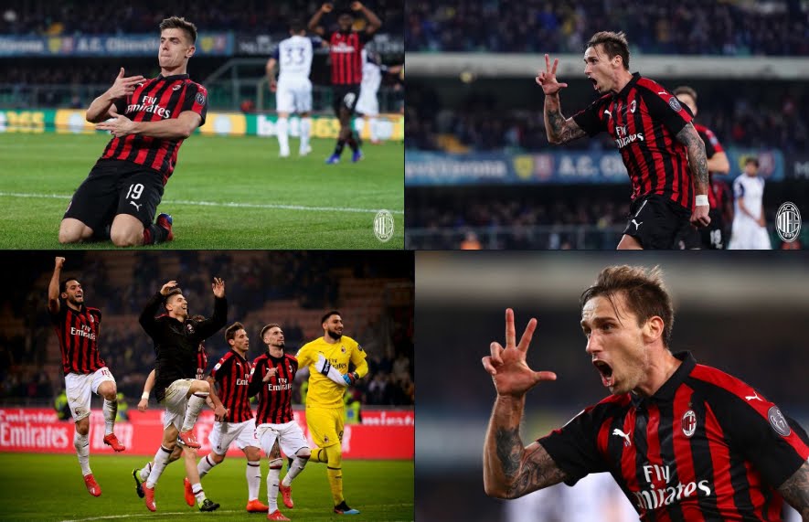 Chievo-Milan 1-2, rossoneri alla 5a vittoria consecutiva in Serie A.