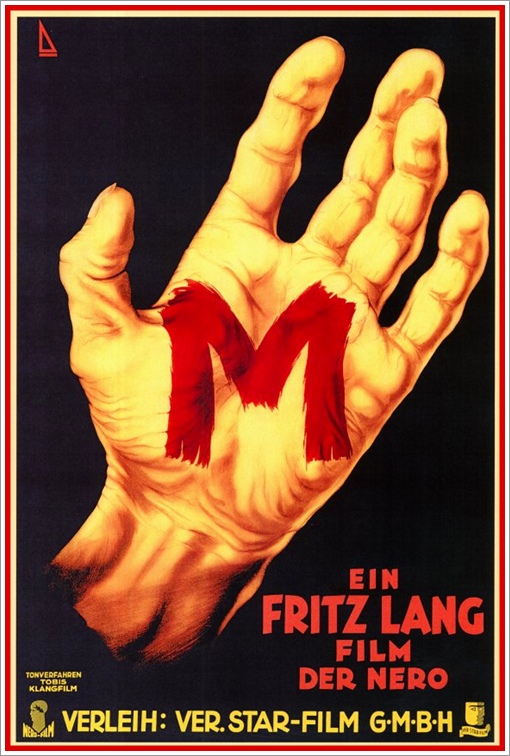M Fritz Lang poster