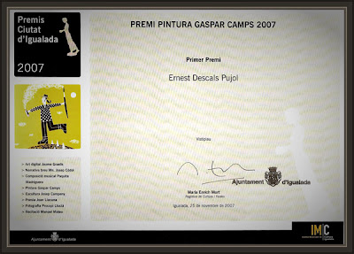 GASPAR CAMPS-PREMI-PINTURA-IGUALADA-PREMIOS-ERNEST DESCALS-