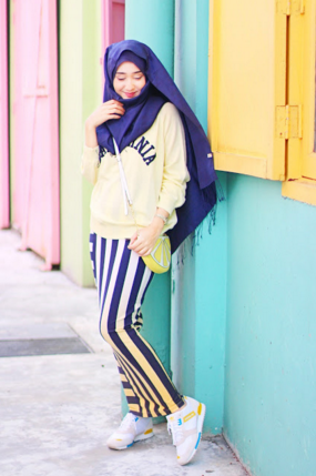10 Style Gaya Hijab Modern Sporty Look
