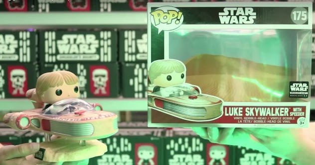 luke skywalker with speeder pop