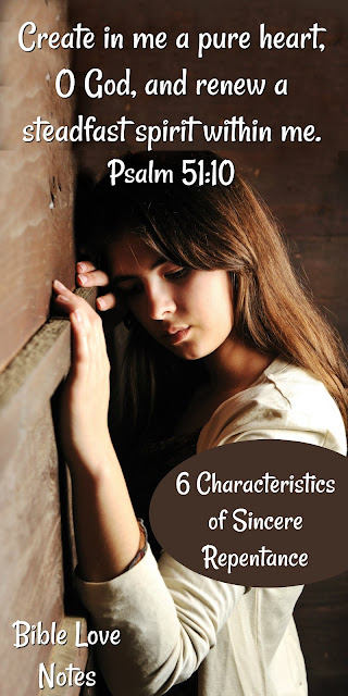 6 Characteristics of Sincere Repentance