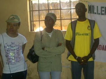 Akin Alabi and AOS during our service year in Kebbi State, Northern Nigeria