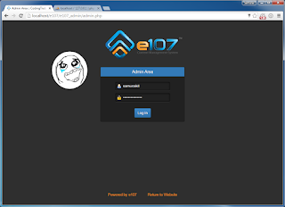 Install e107 PHP Bootstrap CMS on windows XAMPP tutorial 24