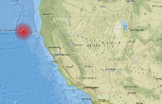 Temblor de magnitud 5.7 estremeció al estado de California Temblor de magnitud 5.7 estremeció al estado de California
