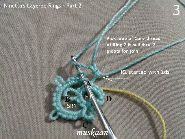 muskaan's T*I*P*S: Tatting Tutorial : Layered Rings Part 2 and sneak peek