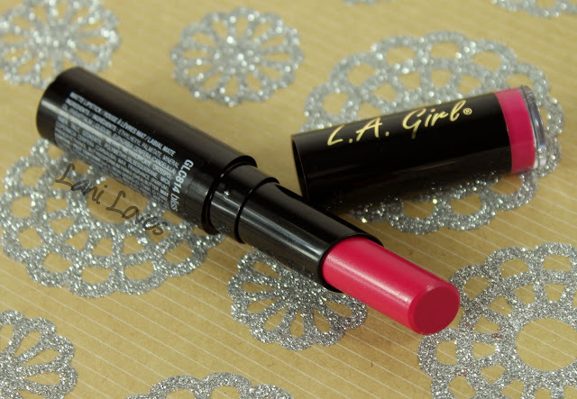 LA Girl Matte Flat Velvet Lipstick - Bliss Swatches & Review