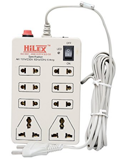 Hilex Mini Strip 8 Plug Point Extension Strip