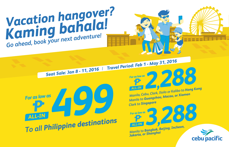 Manila Shopper Cebu Pacific Seat SALE January 2016