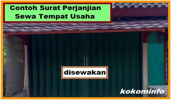 Contoh Surat Perjanjian Sewa Kios atau Ruko