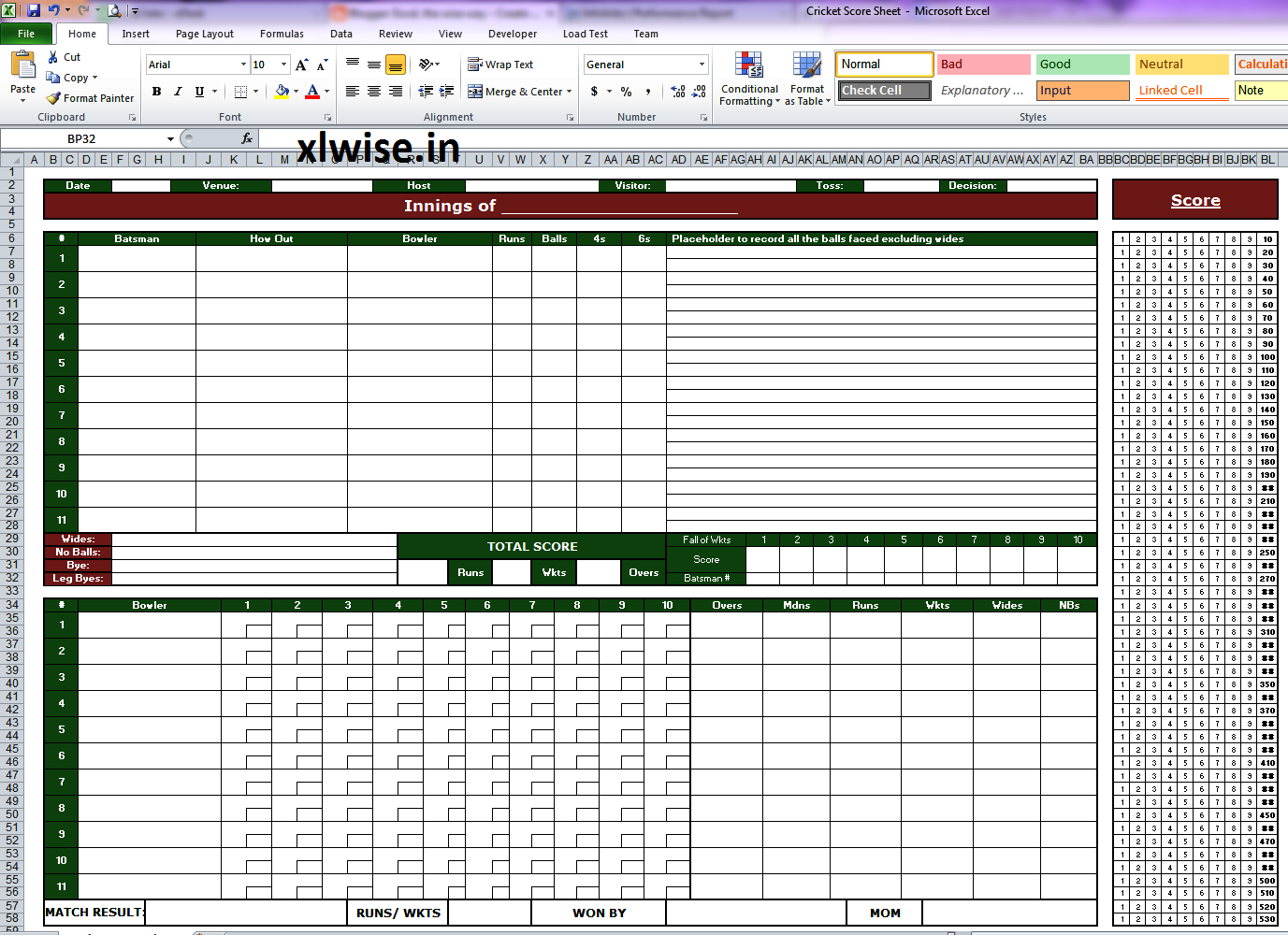 cricket-score-sheet-50-overs-excel-the-wise-way