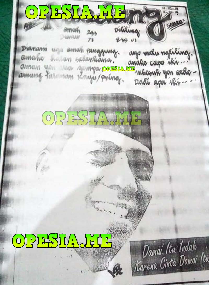 Forum Syair Jawa Sgp Asli Minggu 10 02 2019 Okekode