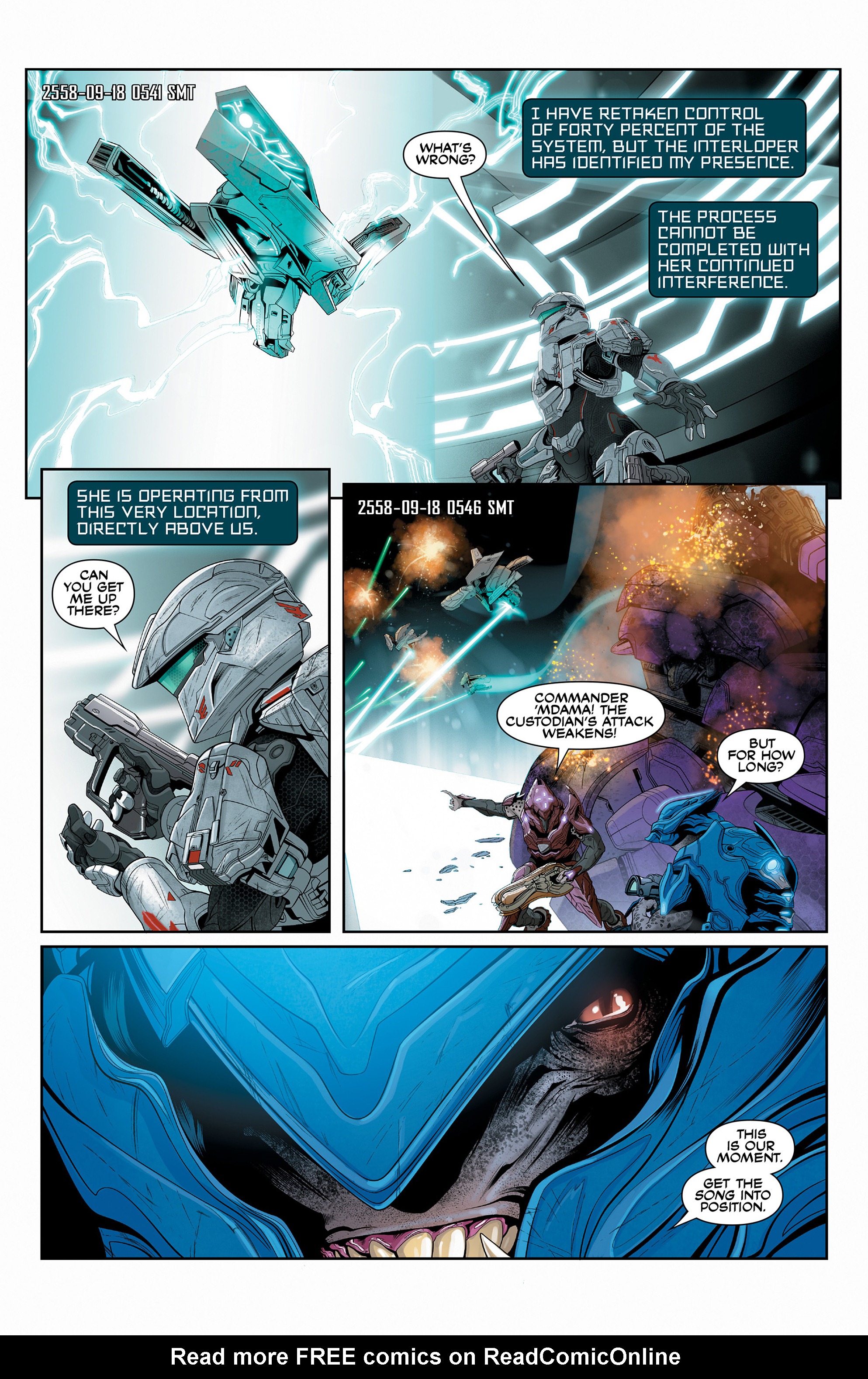 Read online Halo: Escalation comic -  Issue #24 - 8