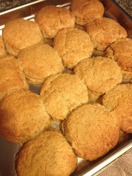 biscuits baked fresh grain whole biscuit dinner flaky third sunday