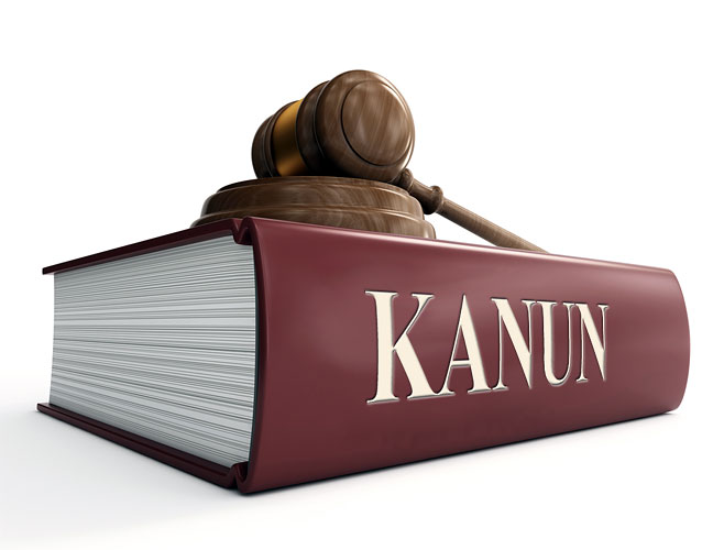 Kanun nedir ne demektir? Anlamı Laf Sözlük