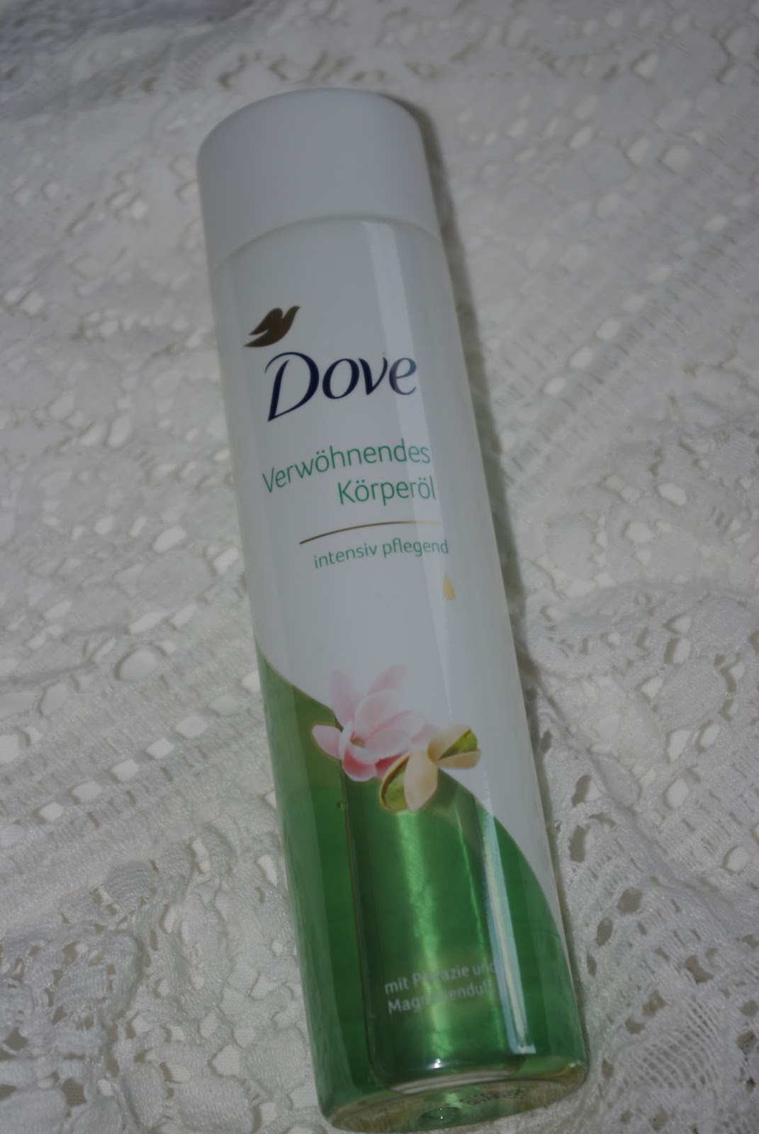 Lucciola [Produkttest] Dove Verwöhnendes Körperöl mit Pistazie und