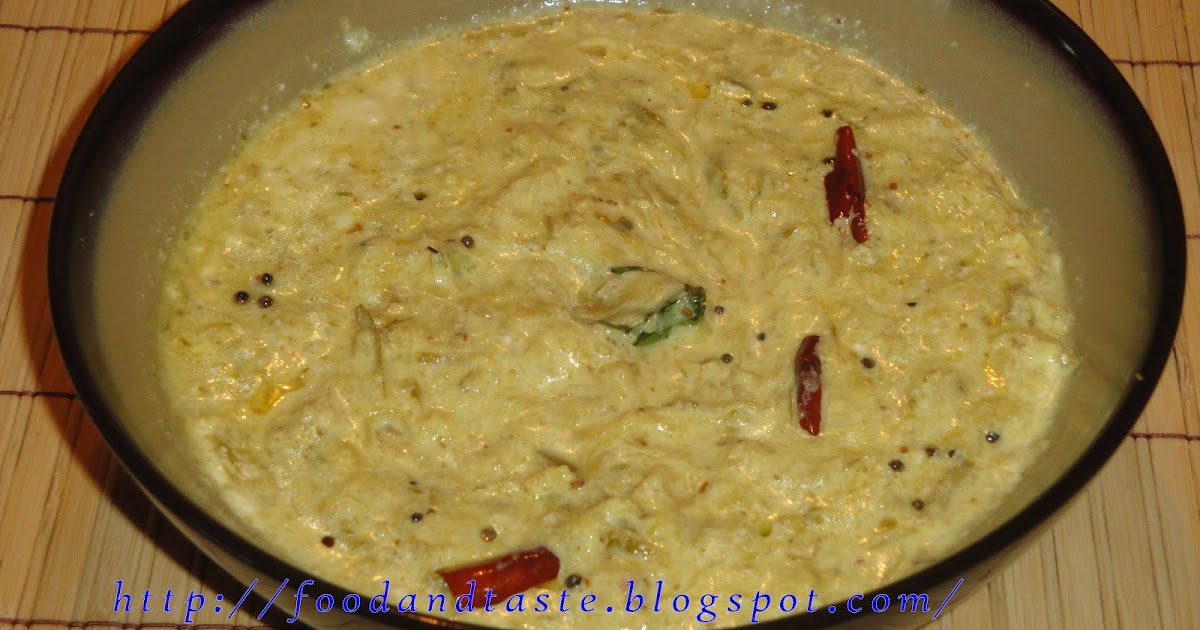 Food and Taste: Mango Pachadi –Kerala Recipe