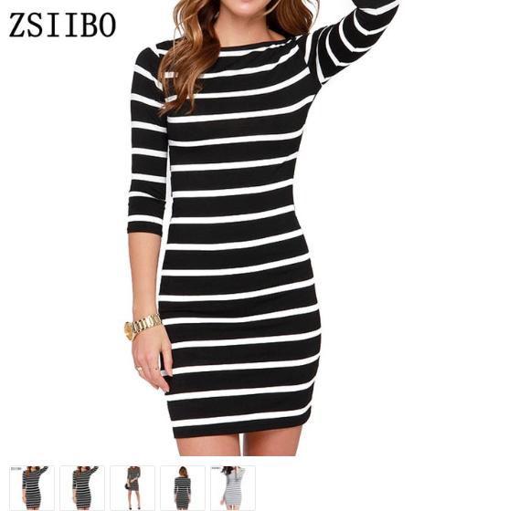 Long Sleeve Off The Shoulder Dress - Clothing Store