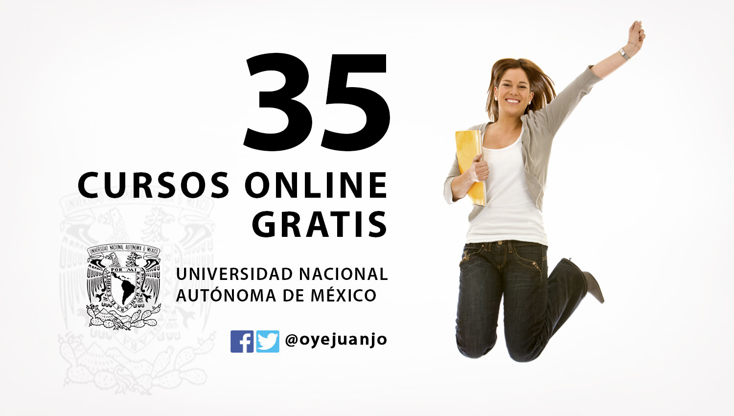 35 cursos online gratis de la UNAM para este mes