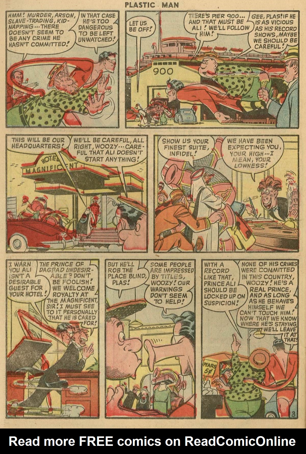 Read online Plastic Man (1943) comic -  Issue #16 - 39