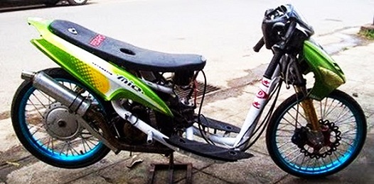 Foto Modifikasi Motor Yamaha Mio Drag Race 2015 King