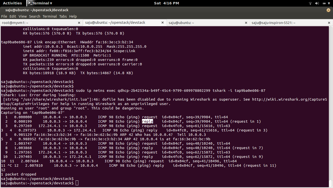 fosshelp: OpenStack neutron How to use tshark to capture packets from ...