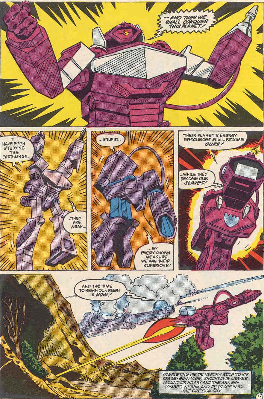 Read online The Transformers (1984) comic -  Issue #5 - 18