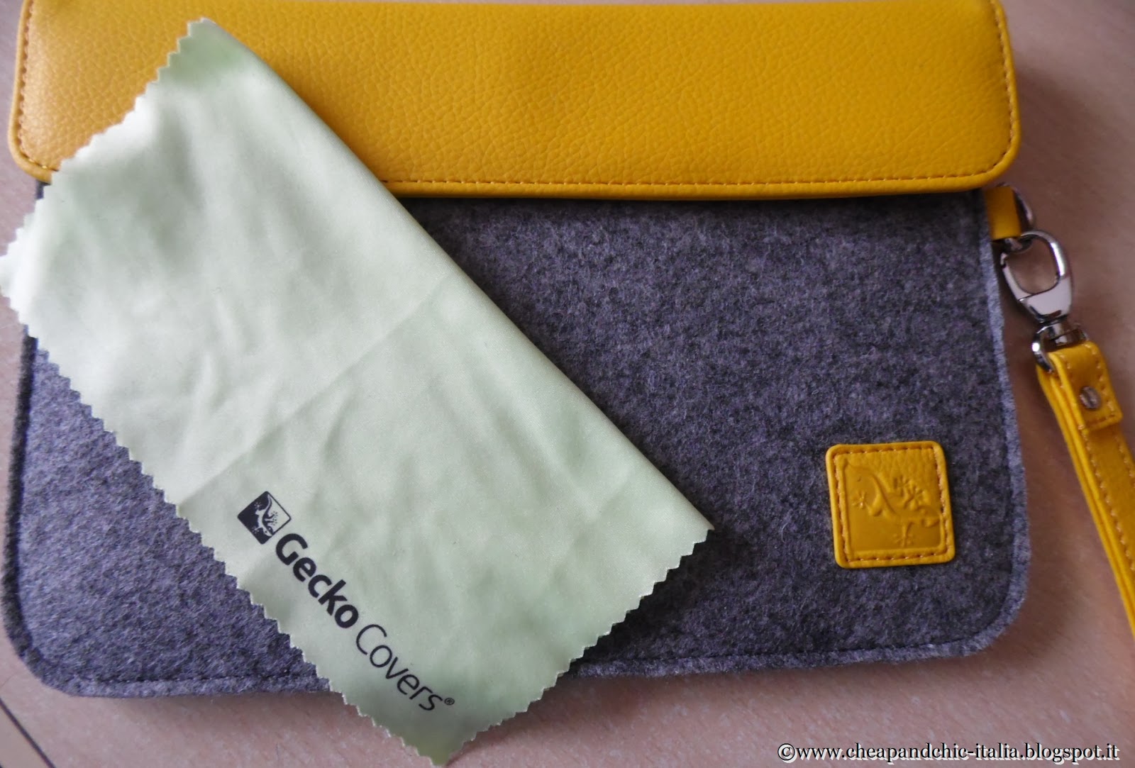 Cheap & Chic Idea Regalo GECKO COVERS Sleeve Astuccio in feltro per