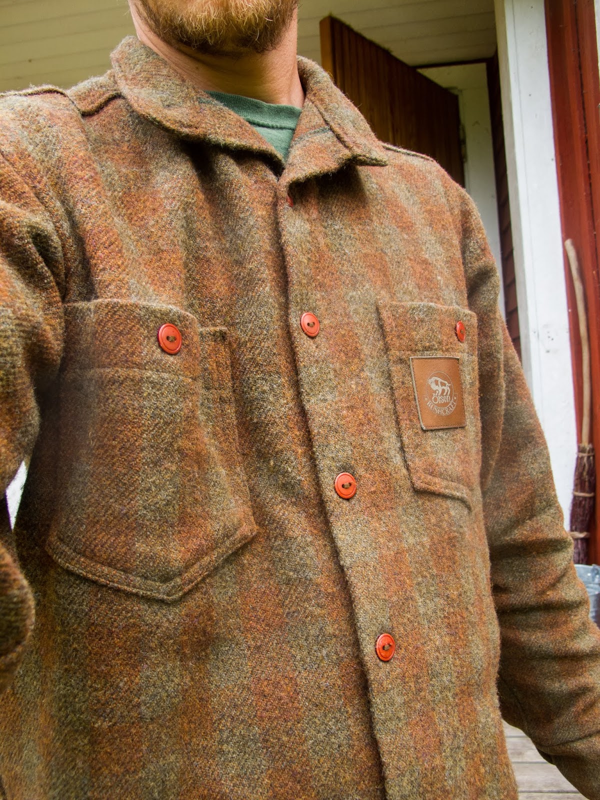 Paddle Reflections Review of Bison Bushcraft wool forester shirt