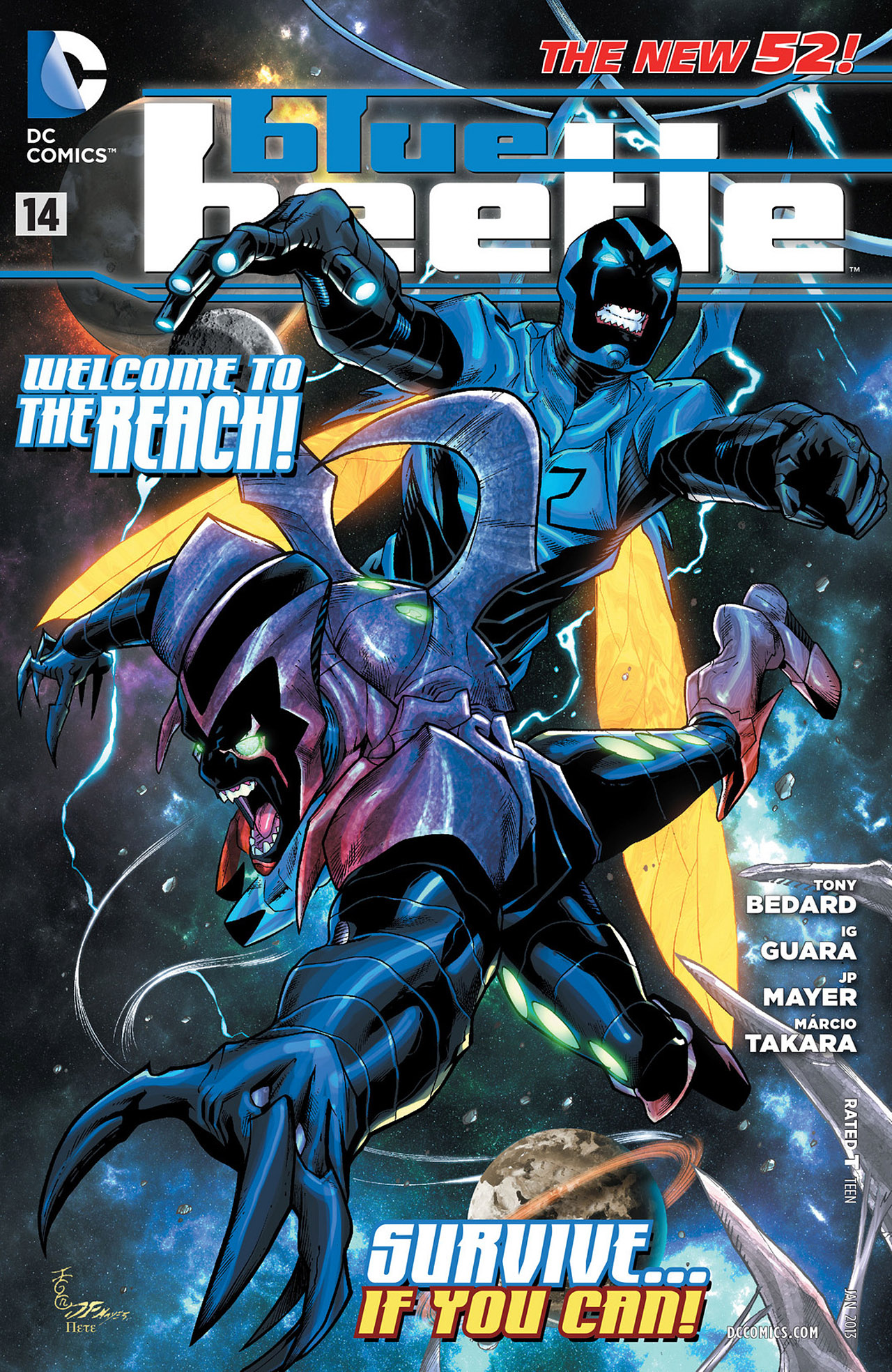 Read online Blue Beetle (2011) comic -  Issue #14 - 1