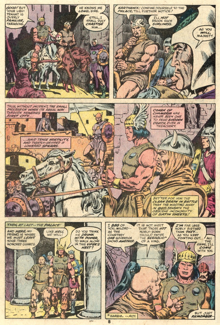 Read online Conan the Barbarian (1970) comic -  Issue # Annual 4 - 7