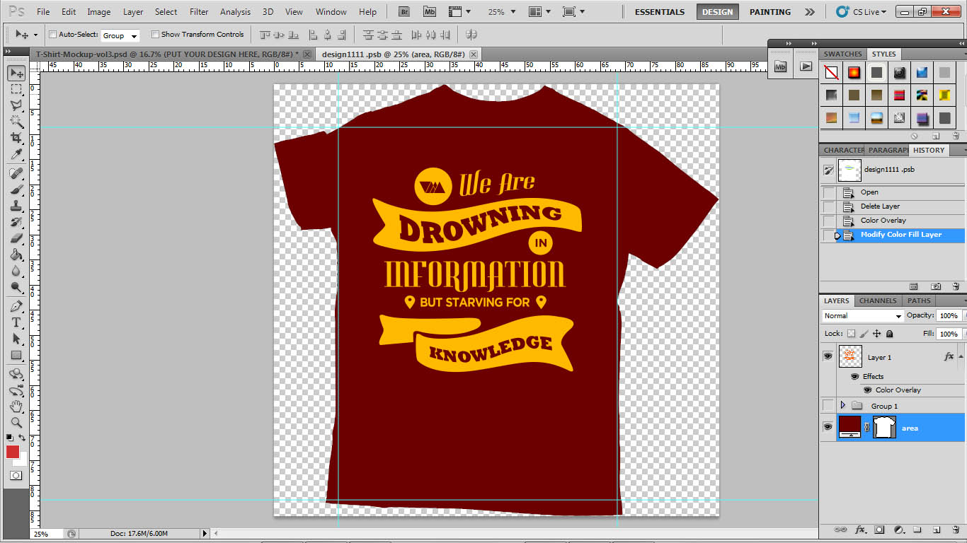 Tutorial Membuat Desain Baju T Shirt Menggunakan Photoshop BCD