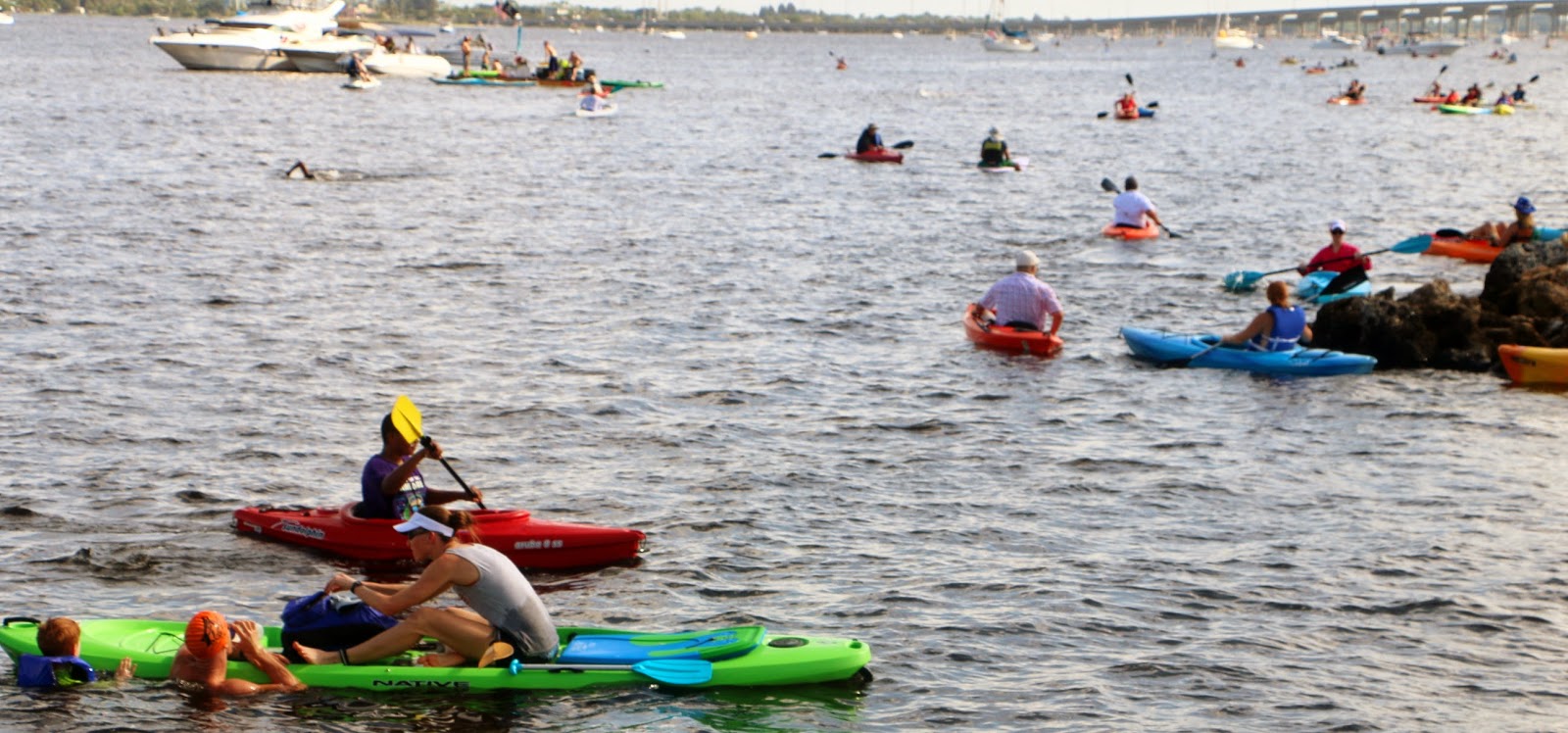 Punta Gorda Florida Daily Photo Freedom Swim Across the Peace River