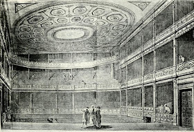 Drury Lane Theatre in 1775 from Shakespere to Sheridan by A Thaler (1922)