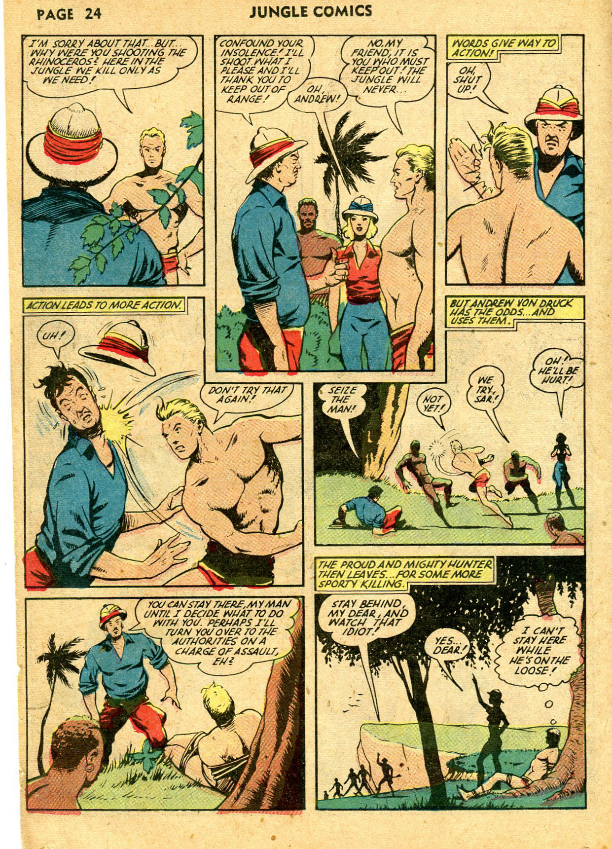 Read online Jungle Comics comic -  Issue #39 - 26