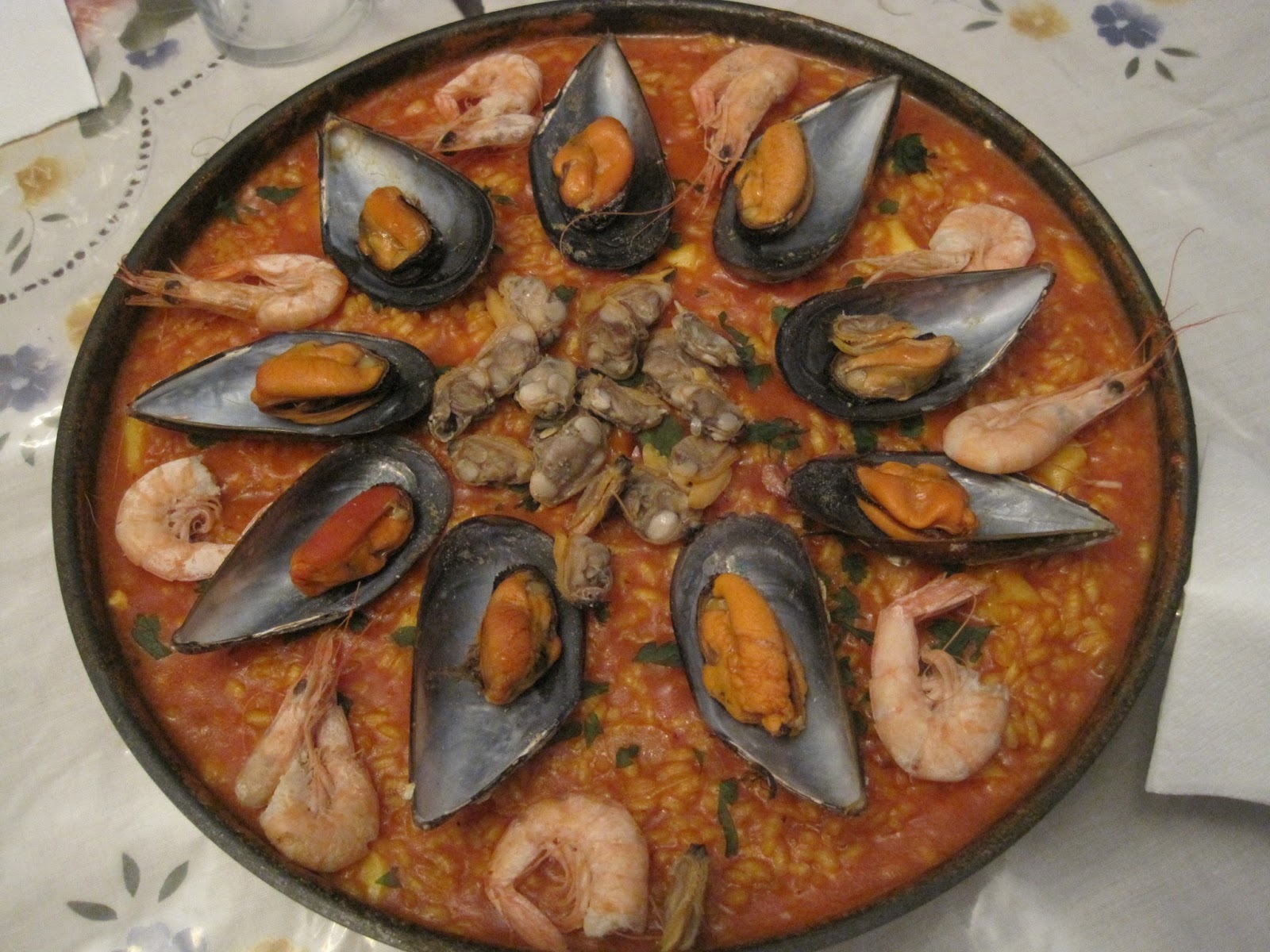 Recetario de Anabel Paella de mariscos