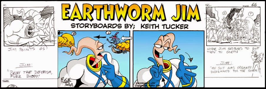Keith Tucker Earthworm Jim Storyboards