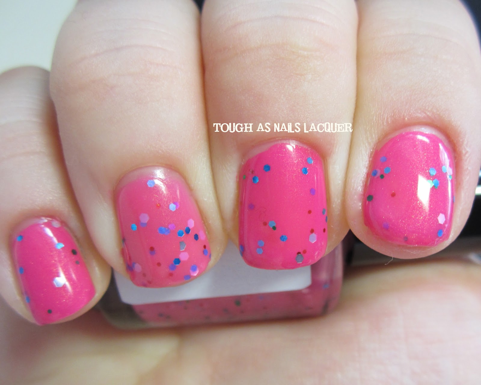 Tough As Nails Lacquer: Pretty & Polished: Chelsea Chelsea Bling Bling