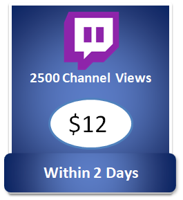 2500 twitch channel Views