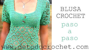 Cómo tejer blusa mangas cortas con punto araña / Paso a paso