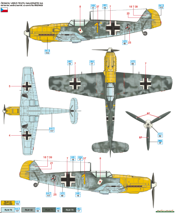 German Messerschmitt Bf 109G Squadron Warlord Games Blood Red Skies