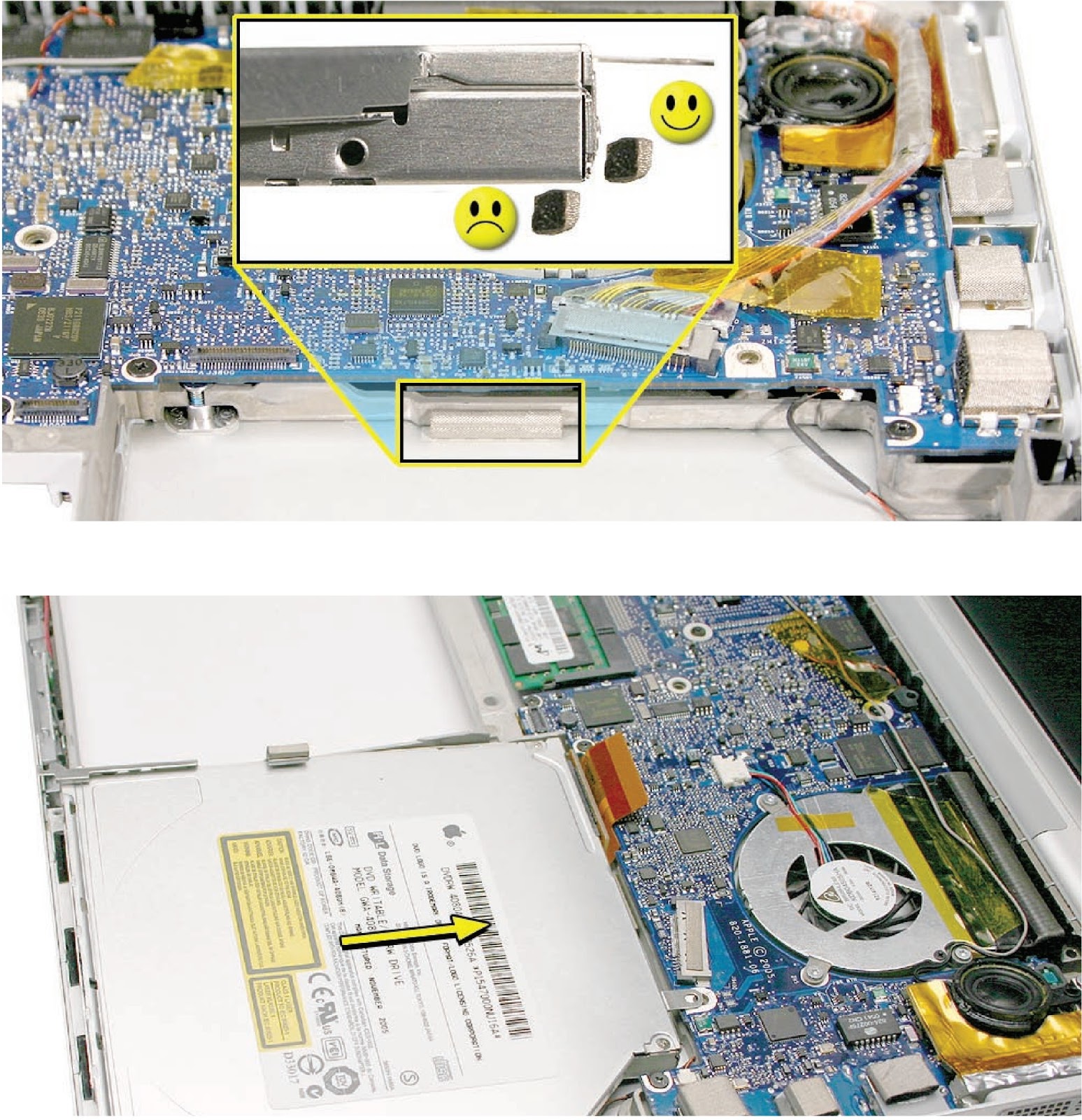 Electro help HOW TO REMOVE AND REPLACE OPTICAL DRIVE TO APPLE MacBook Pro