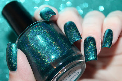 Swatch of the nail polish "Ariel's Gizmo Aplenty" from Eat Sleep Polish