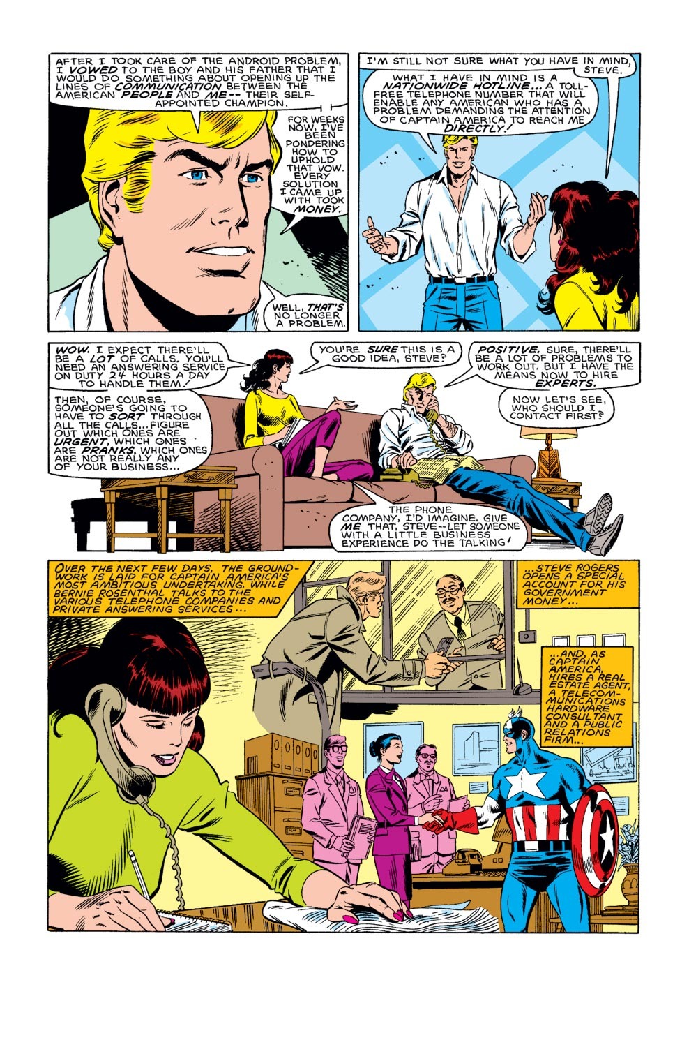 Read online Captain America (1968) comic -  Issue #312 - 7