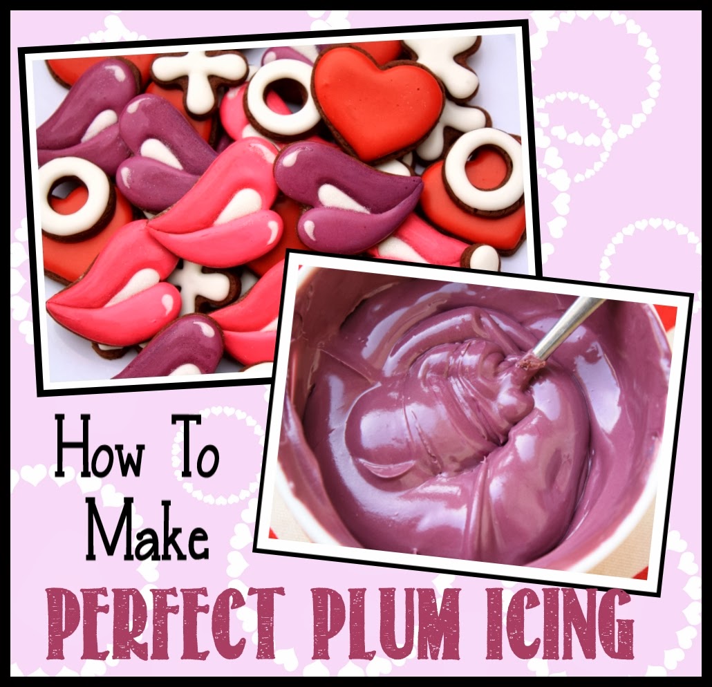 How to make PLUM icing