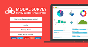 Modal Survey empowers you to easily create poll and survey