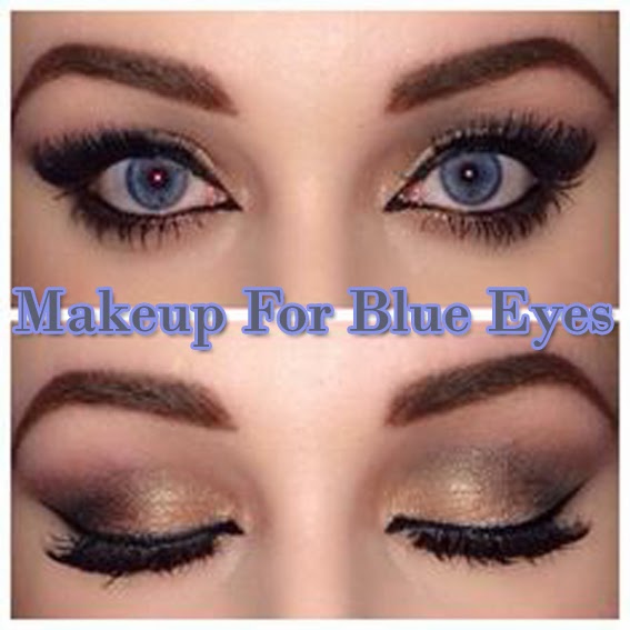 kinds of makeup for blue eyes