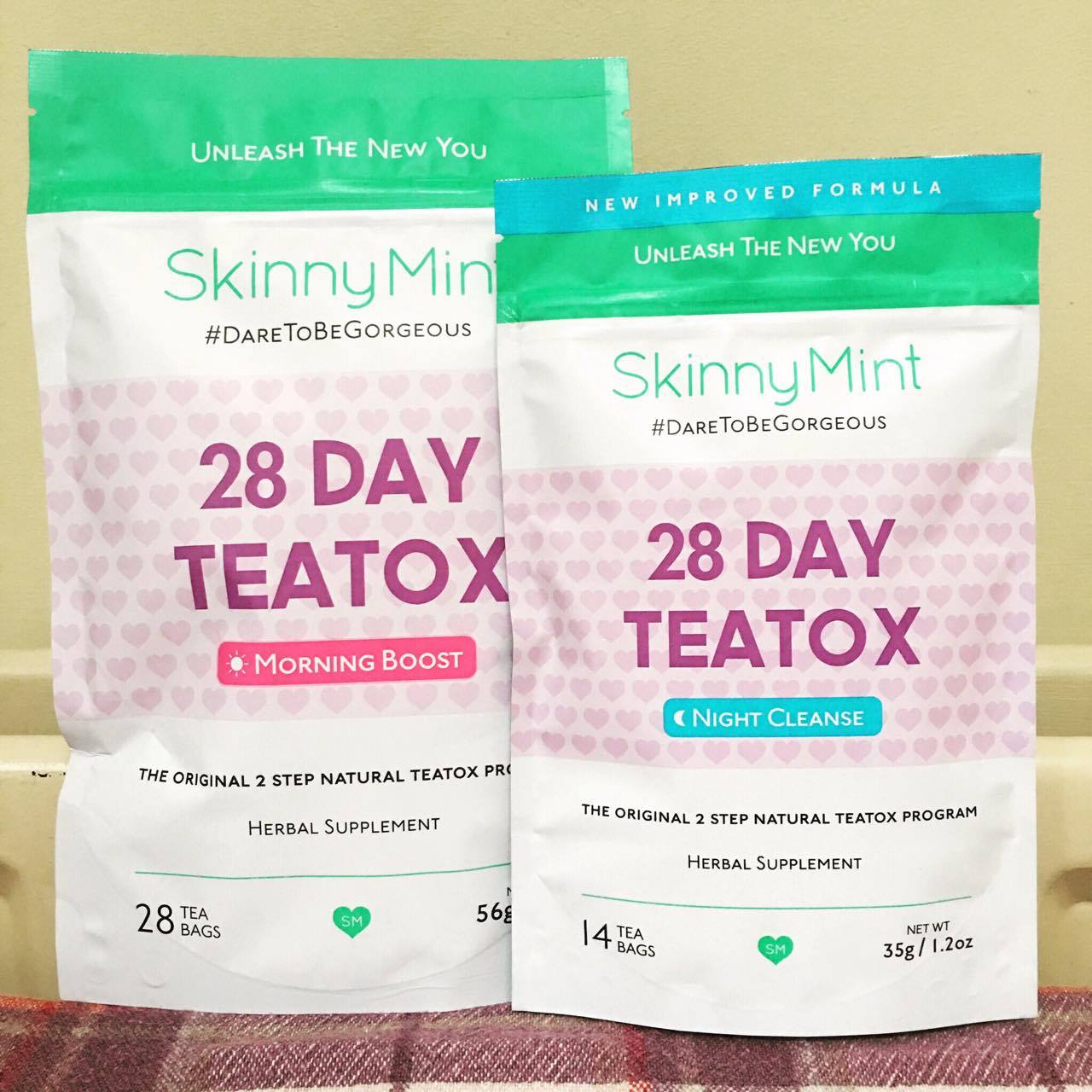 PRODUCT REVIEW SKINNYMINT TEATOX* TEA WITH GI