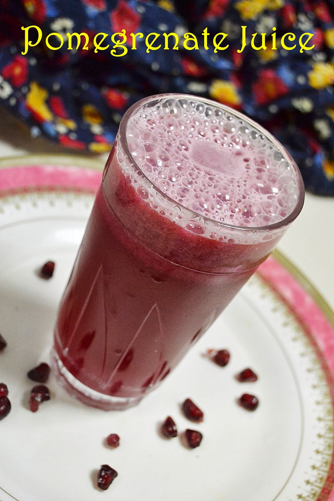 The Big Sweet Tooth Pomegranate Juice
