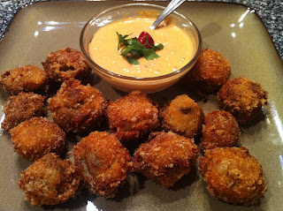Low Carb Deep Fried Mushrooms - Low Carb, Gluten Free | Peace Love and Low Carb 